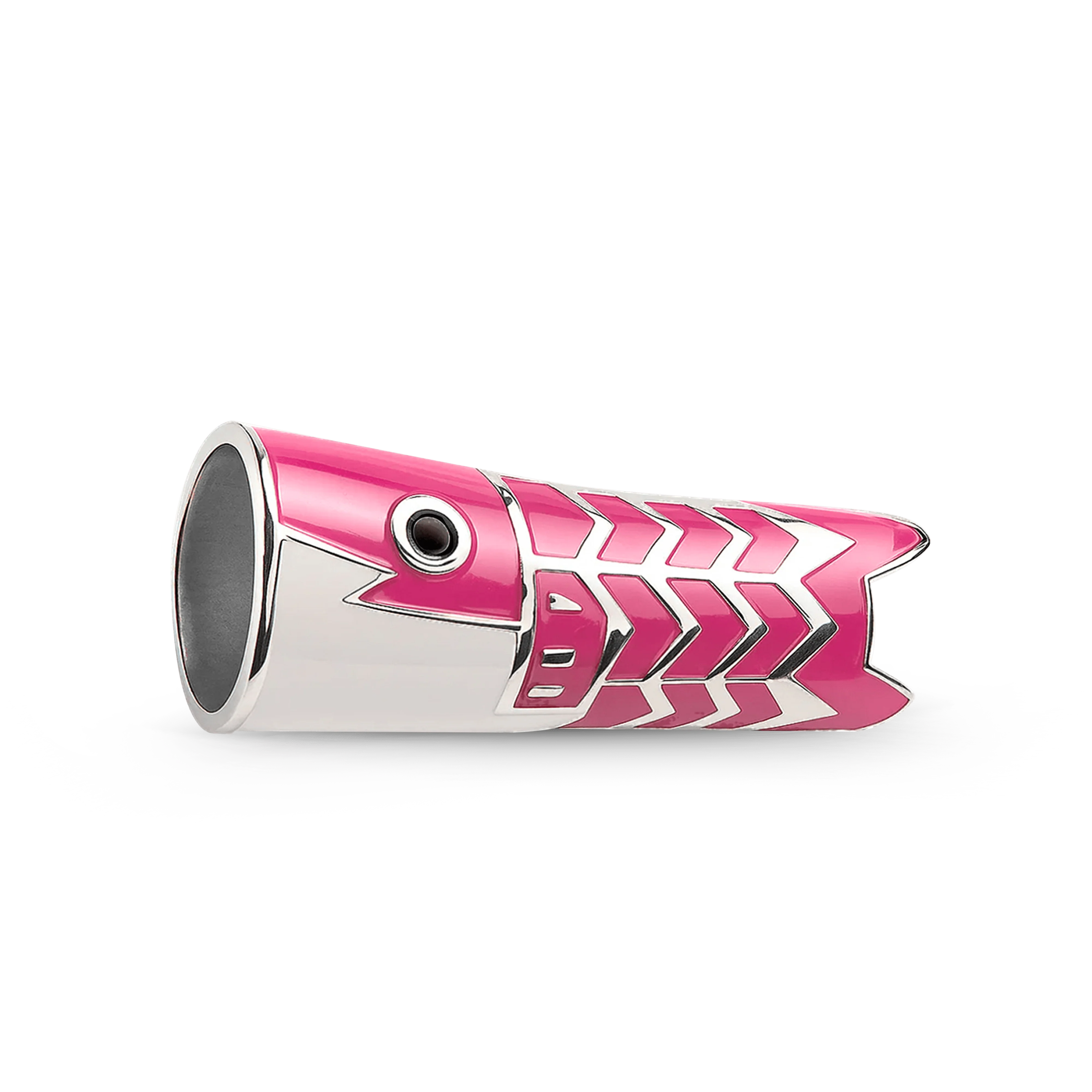 Gnoce Carp Streamer Charm Platinum-plated Silver Blend - Image 5