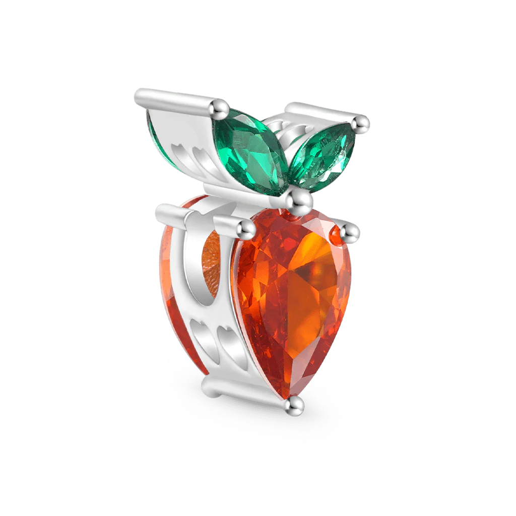 Gnoce Delicious Carrot Charm Platinum-plated Silver Blend - Image 2