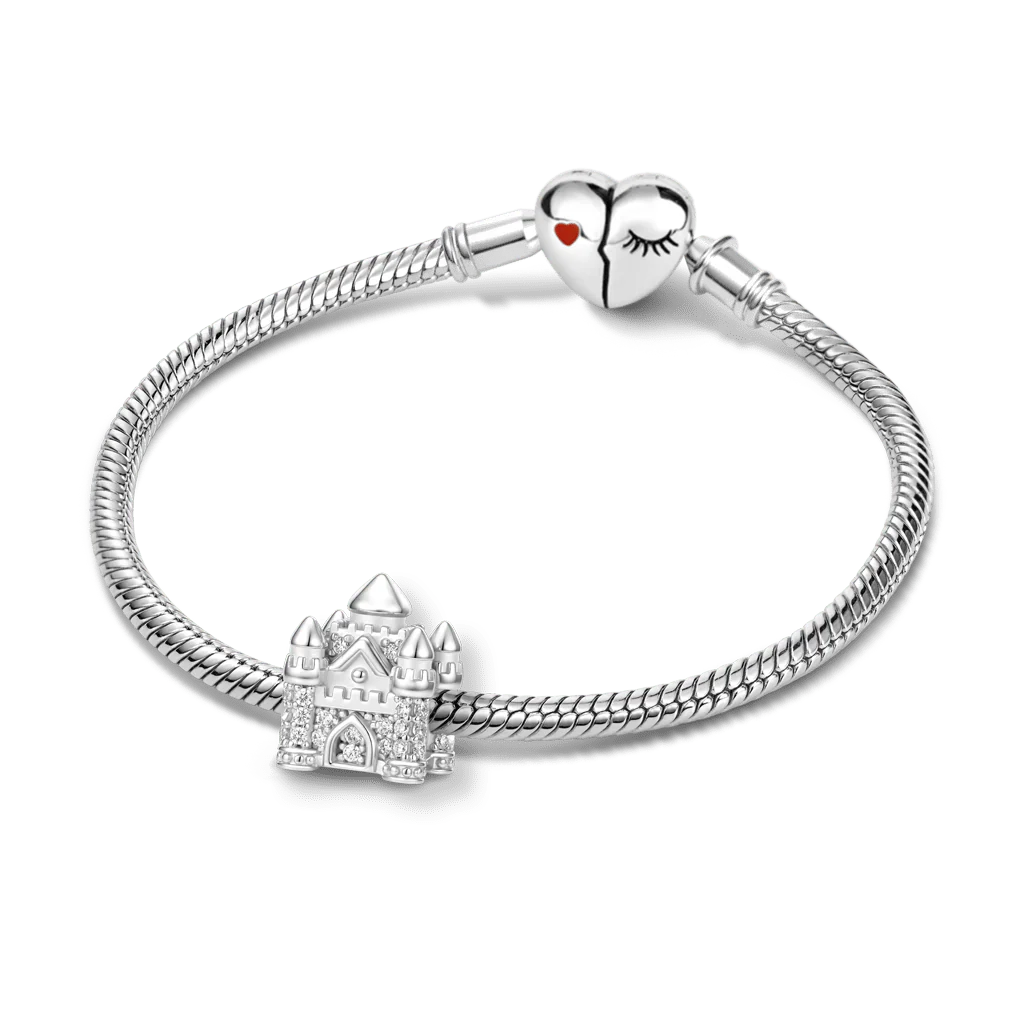 Gnoce  Castle Charm Platinum-plated Silver Blend - Image 3
