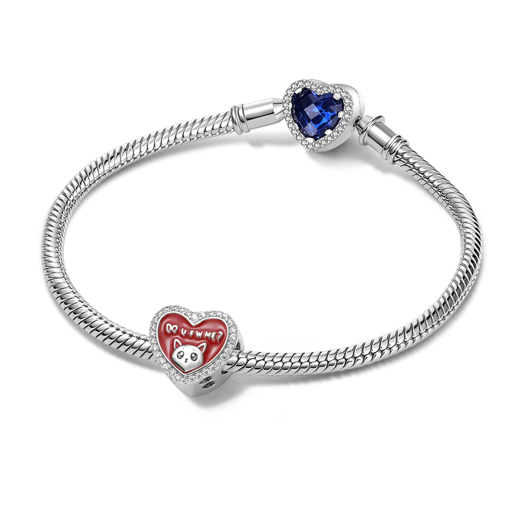 Gnoce Cat Lover Photo Charm Platinum-plated Silver Blend - Image 3