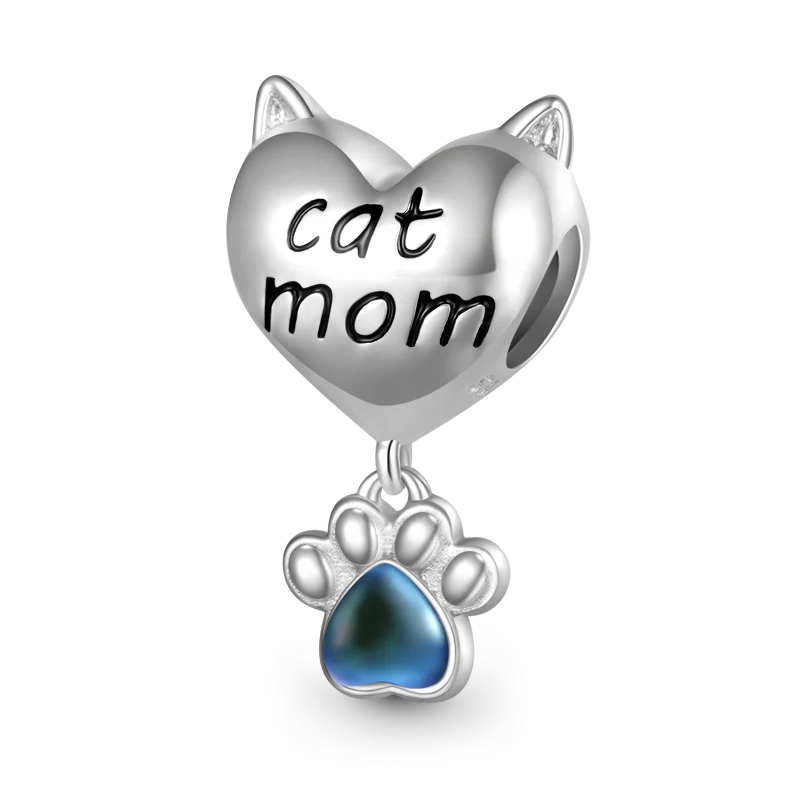 Gnoce Pet Cat Mom Paw Mood Charm - Image 2