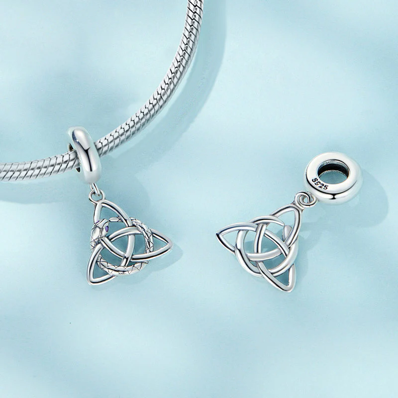 Gnoce Celtic Symbols Pendant Dangle Charm - Image 2