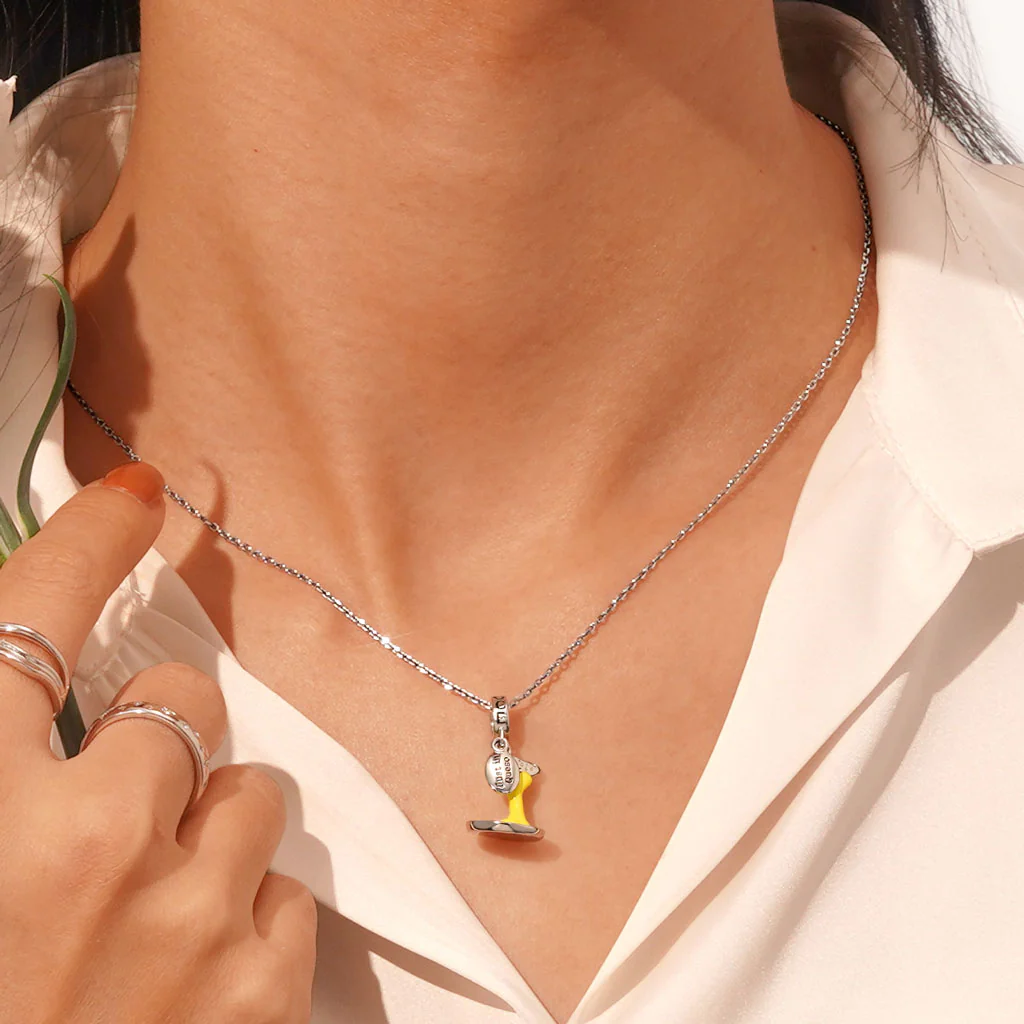 Gnoce "Just in Queso" Cheese Pendant Dangle Charm - Image 5