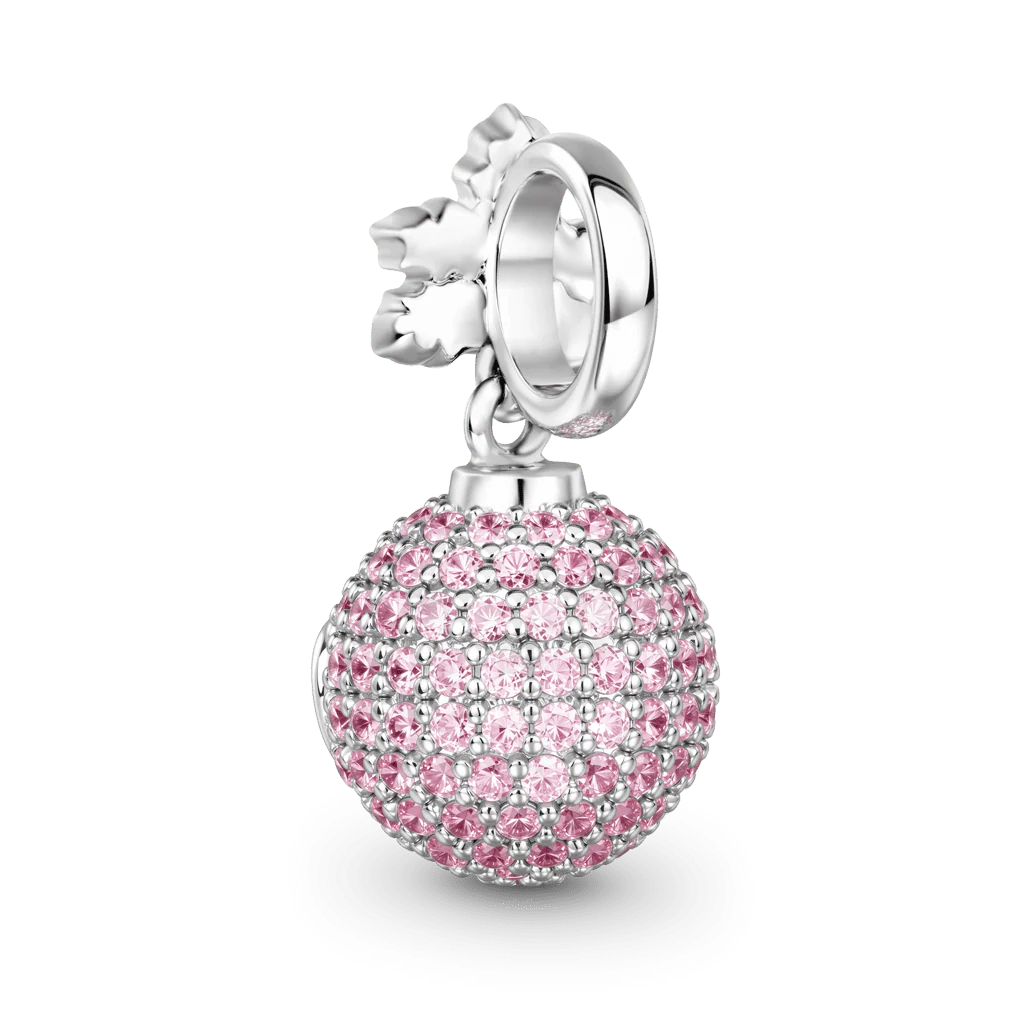 Gnoce Christmas Bauble Charm Platinum-plated Silver Blend - Image 5