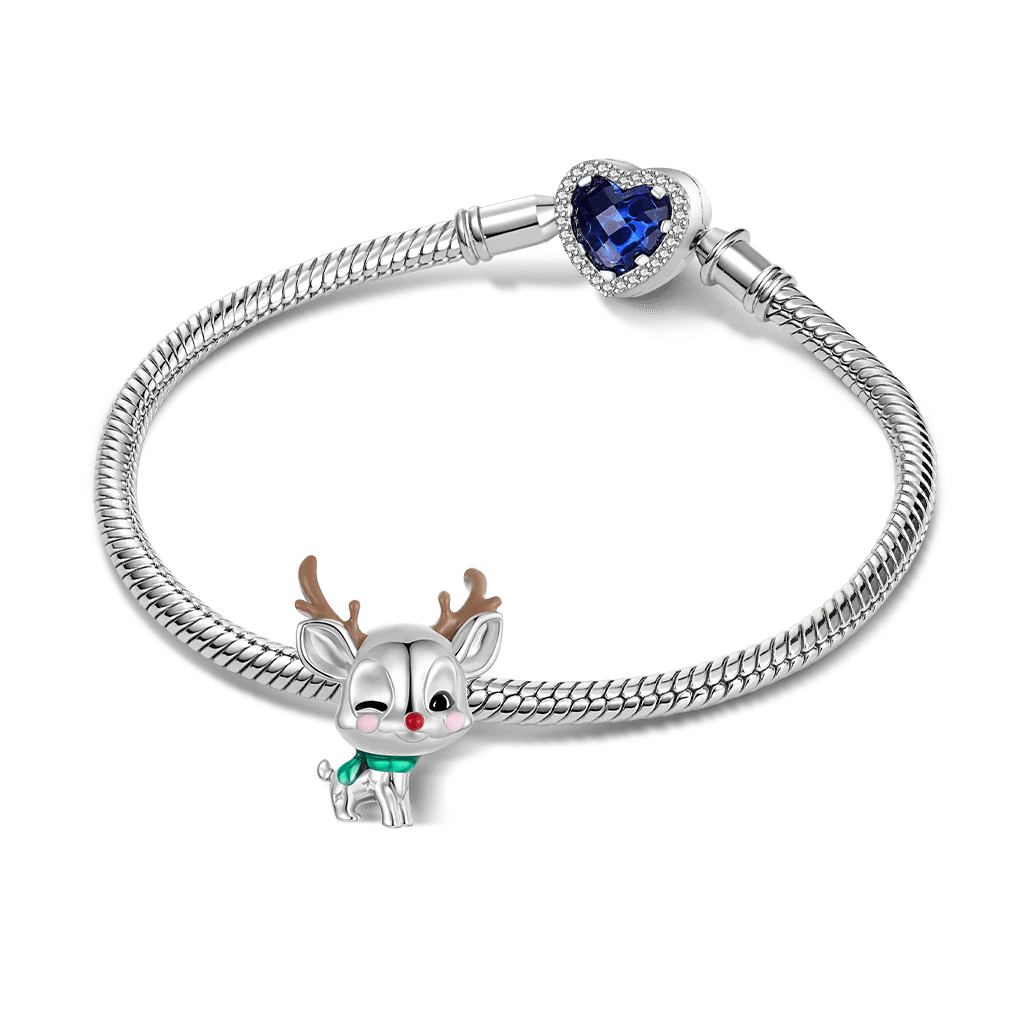 Gnoce Cute Christmas Elk Charm - Image 3