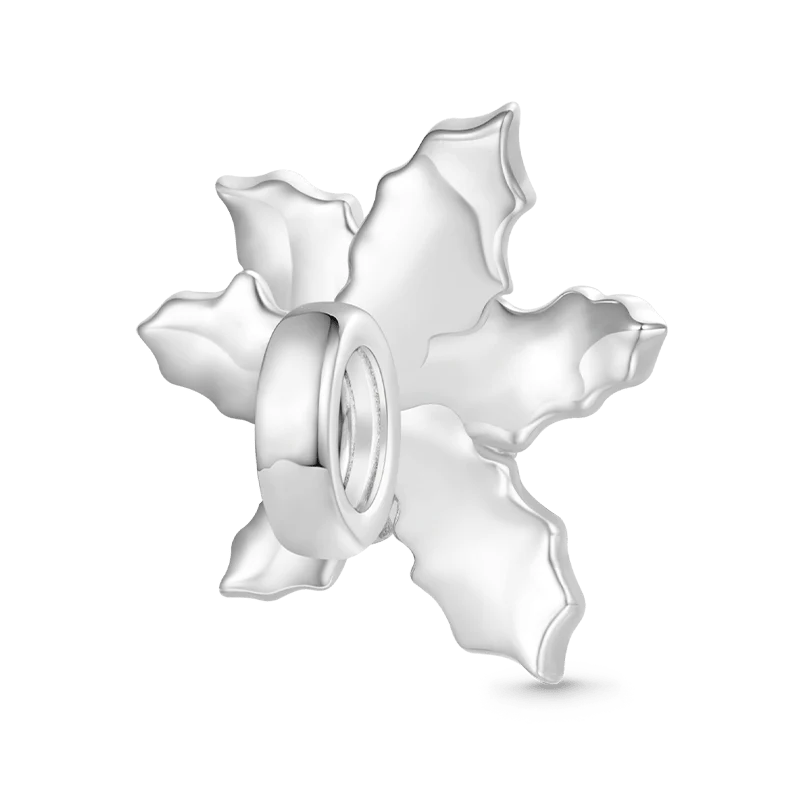 Gnoce Christmas Mistletoe Charm Platinum-plated Silver Blend - Image 2