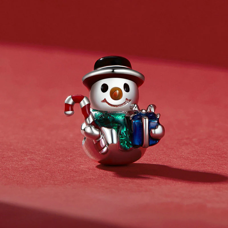 Gnoce Christmas Snowman Charm - Image 2