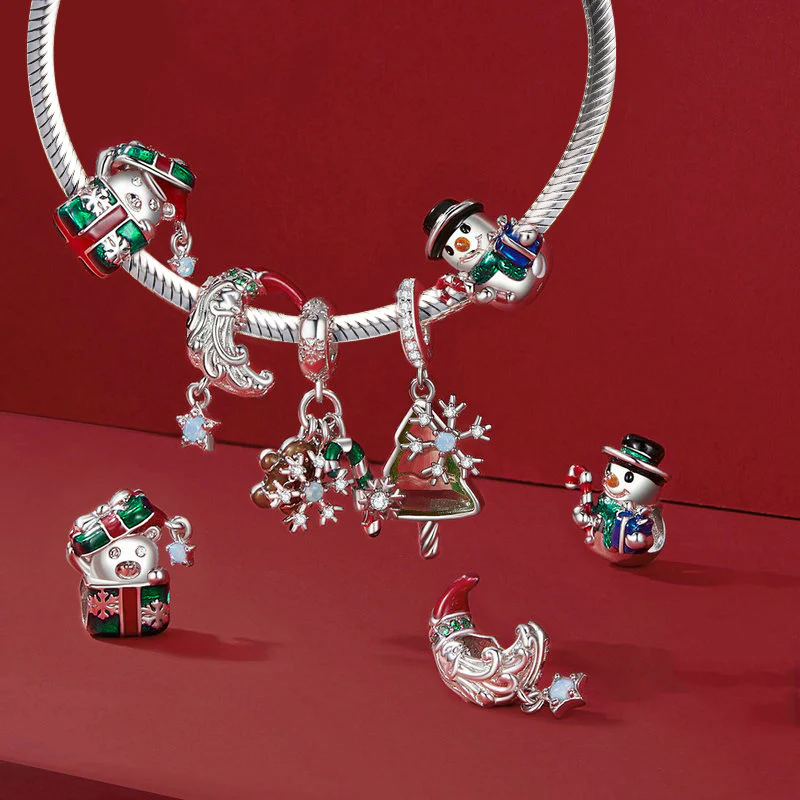 Gnoce Christmas Snowman Charm - Image 3