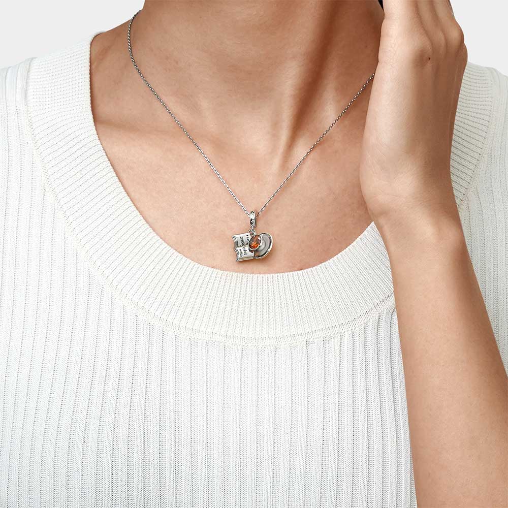 Gnoce Leisure Time Coffee Cup& Book Pendant Dangle Charm - Image 7