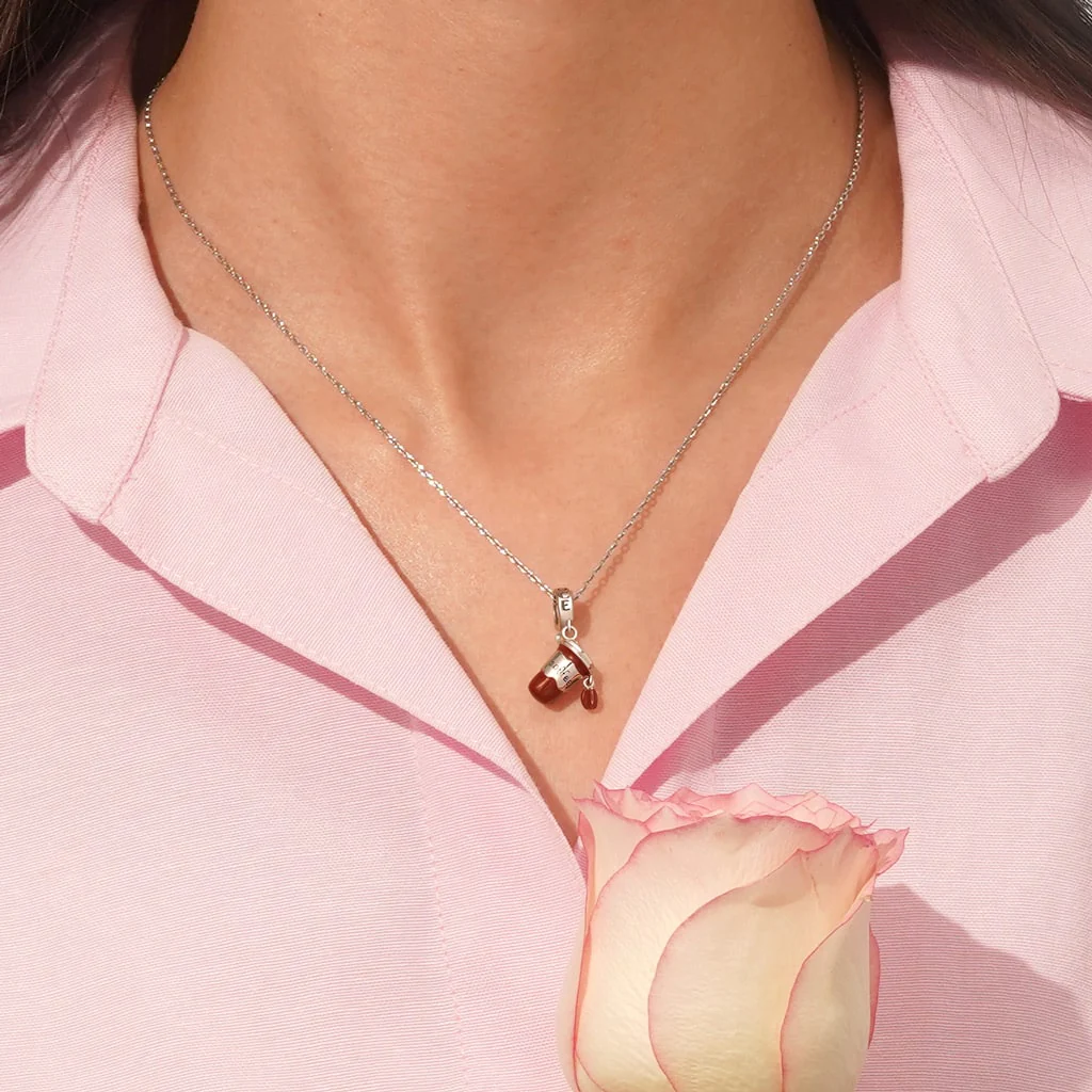 Gnoce Coffee Cup Pendant Dangle Charm - Image 5
