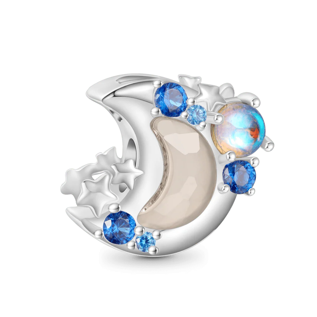 Gnoce Color-changing Moon Moonstone Charm - Image 2
