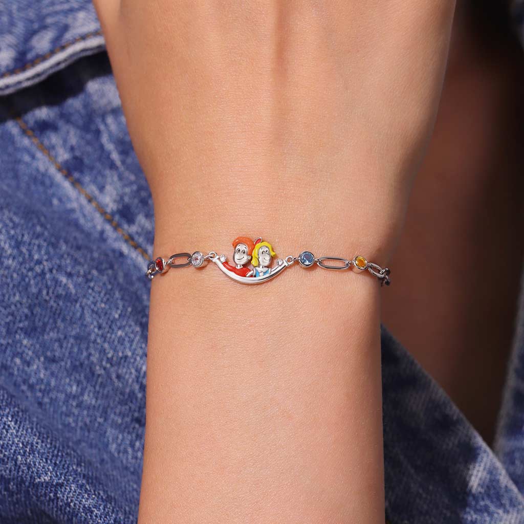 Gnoce The Cat in the Hat Conrad & Sally Chain Bracelet - Image 5
