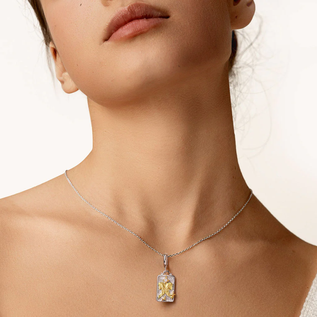Gnoce Constellation Gemini Pendant Dangle Charm - Image 4
