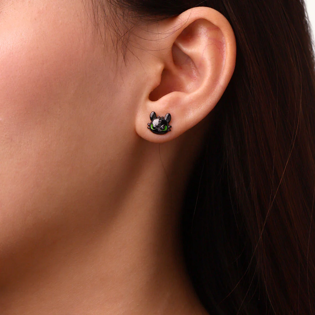 Gnoce Cool Toothless Stud Earrings - Image 4