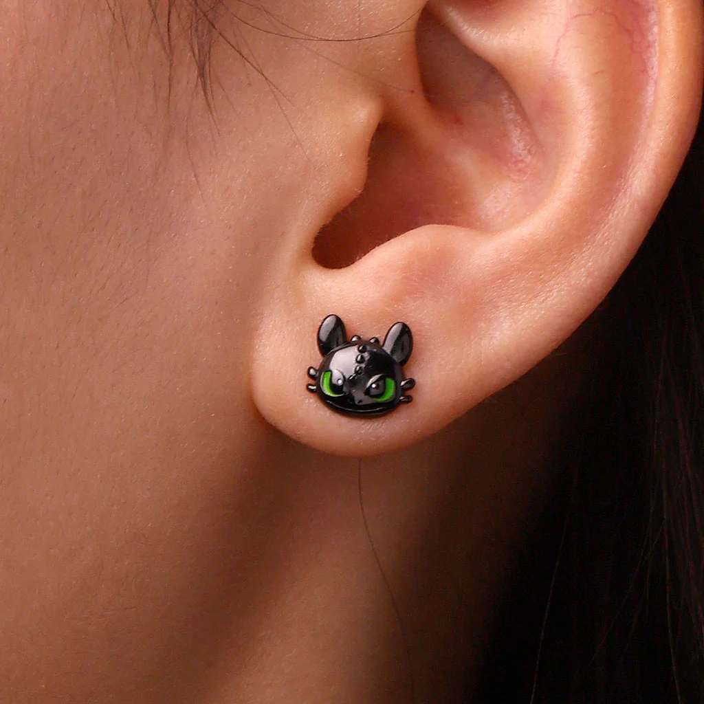 Gnoce Cool Toothless Stud Earrings - Image 5