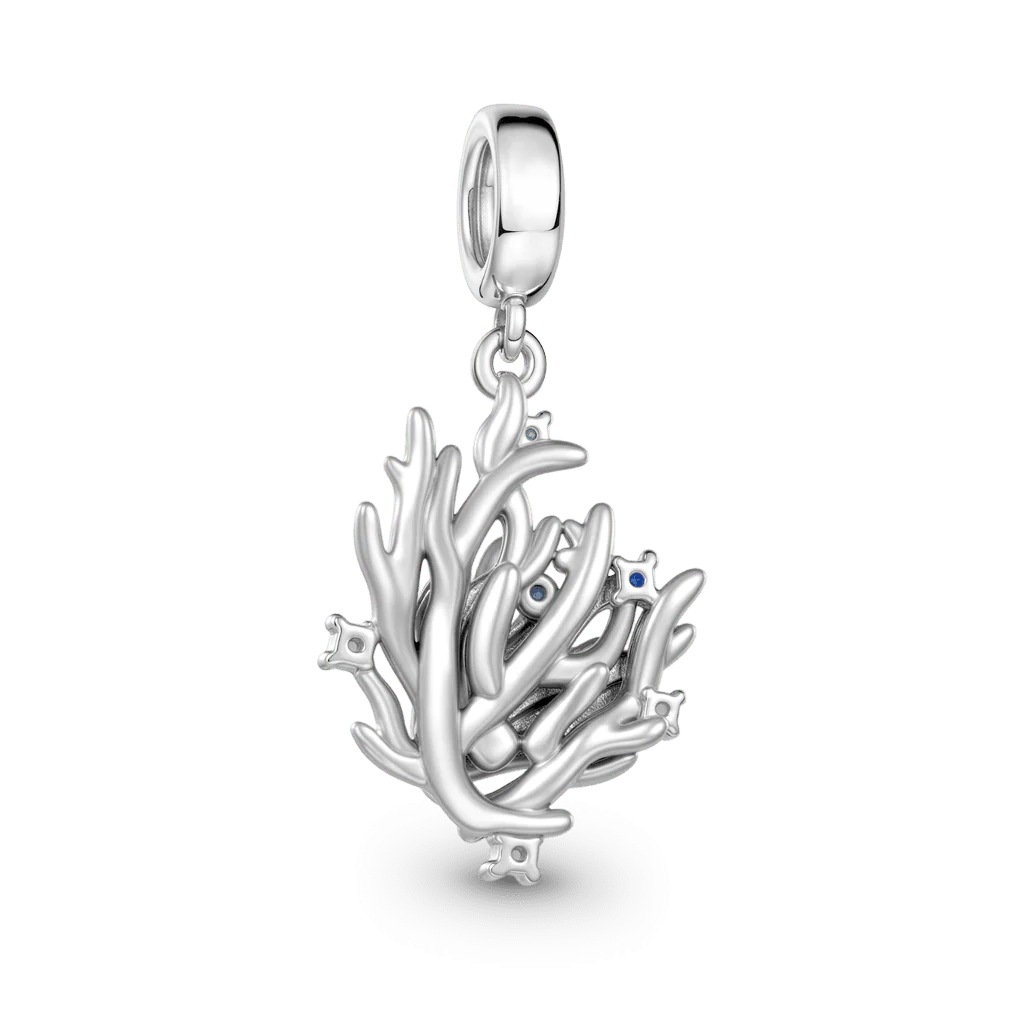 Gnoce  Coral Reef Fish Charm Platinum-plated Silver Blend - Image 5