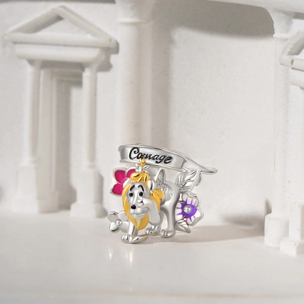 Gnoce The Wonderful Wizard of Oz Cowardly Lion Charm - Image 3