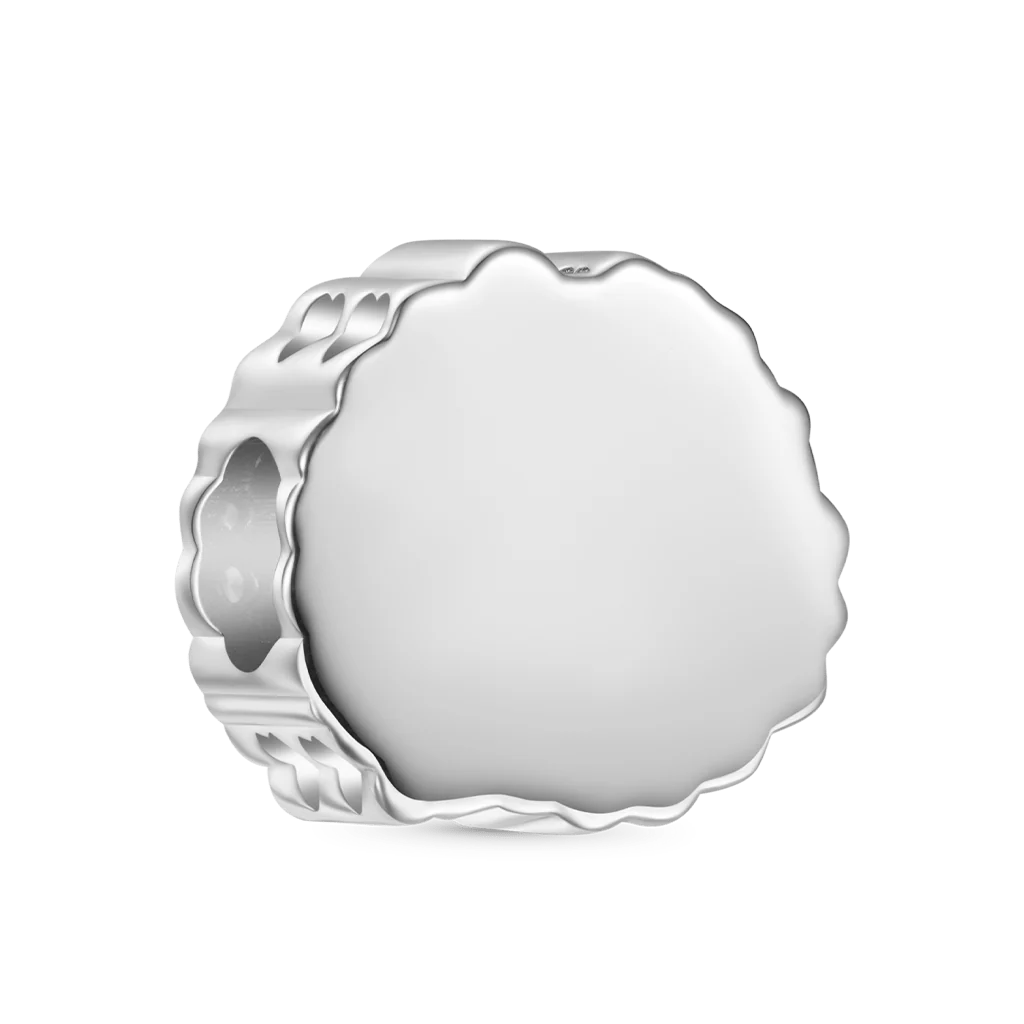 Gnoce Little Goody Two Shoes Cursed Moon Charm Platinum-plated Silver Blend - Image 2