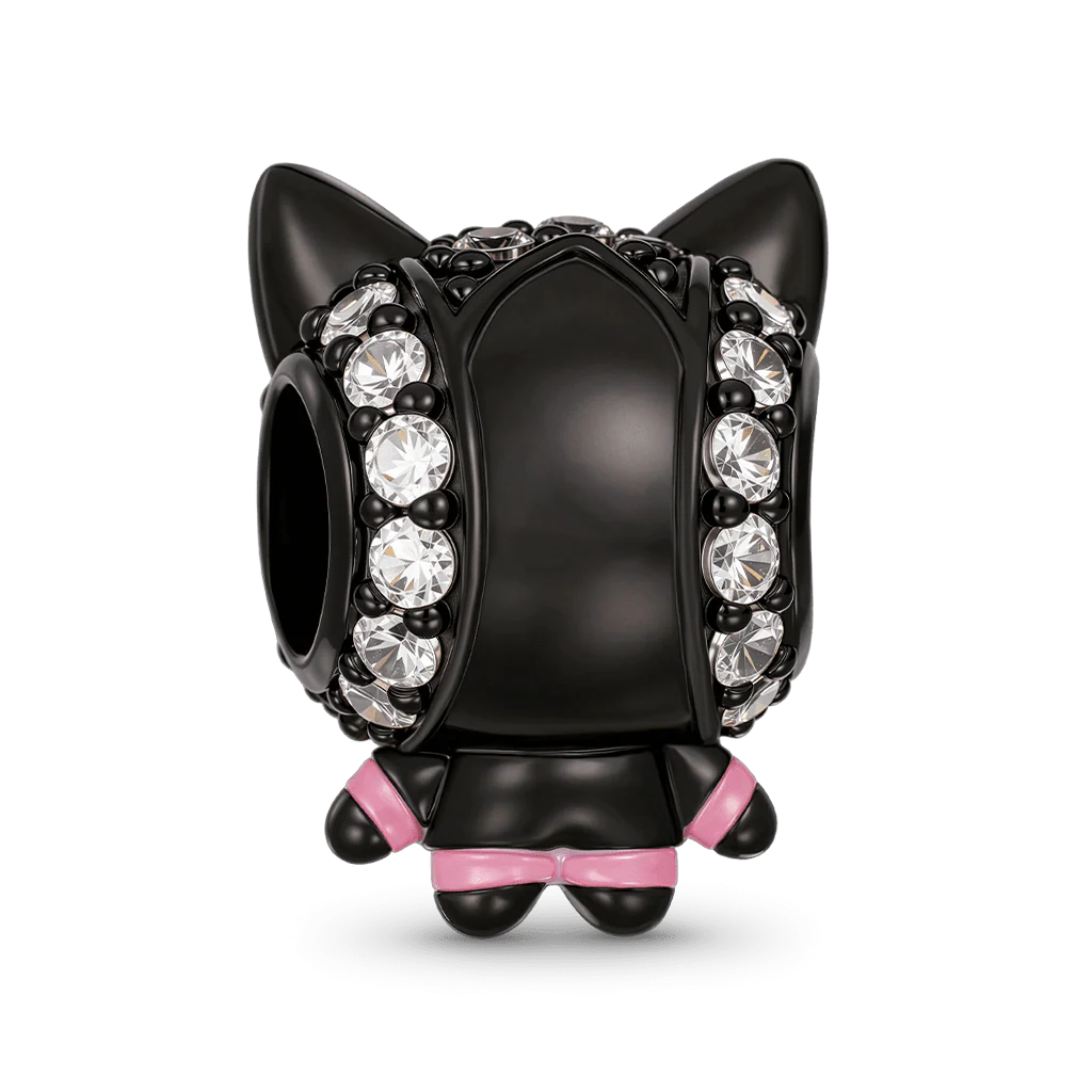 Gnoce  Cute Cat Mummy Charms Platinum-plated Silver Blend - Image 6