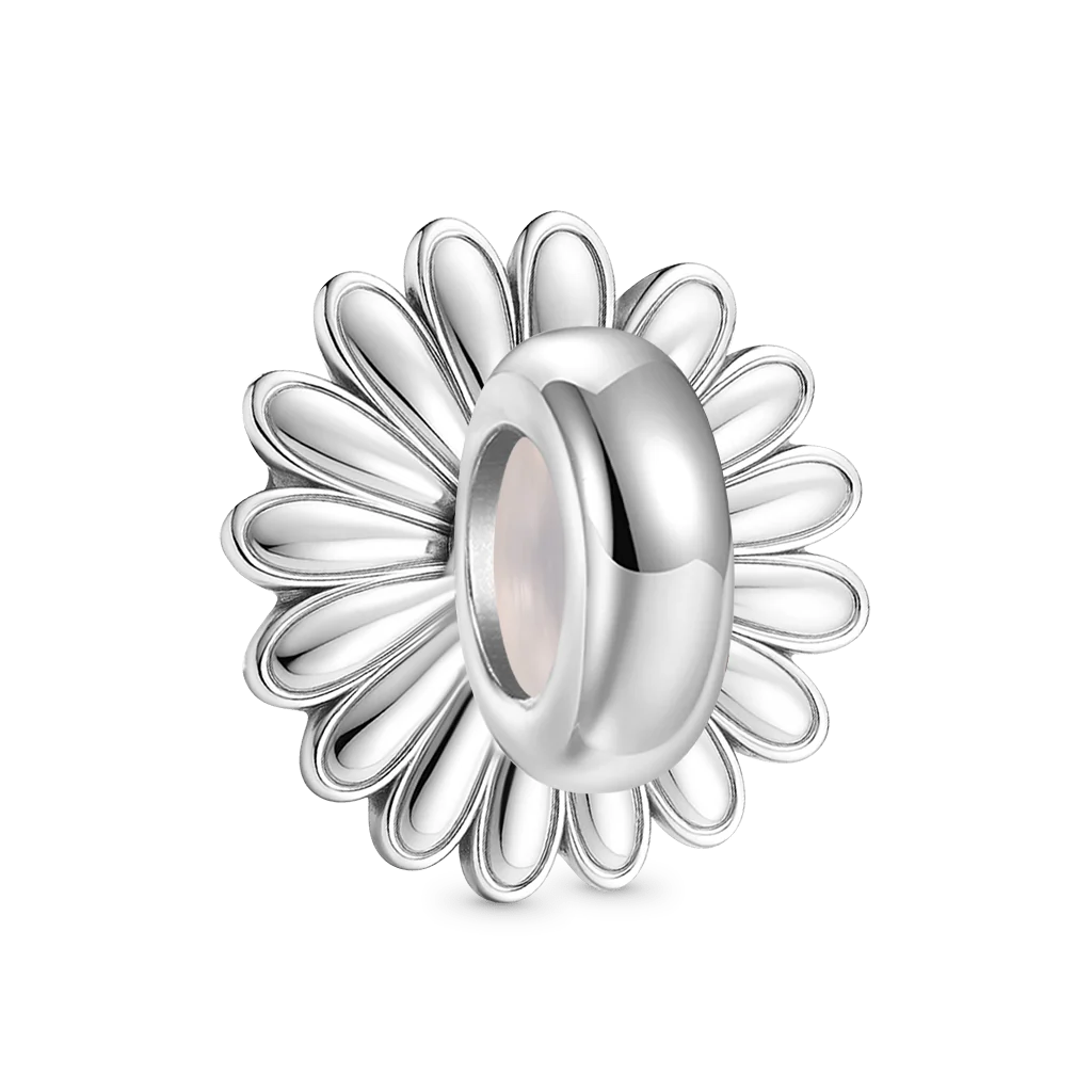 Gnoce Daisy Cat Charm Platinum-plated Silver Blend - Image 5
