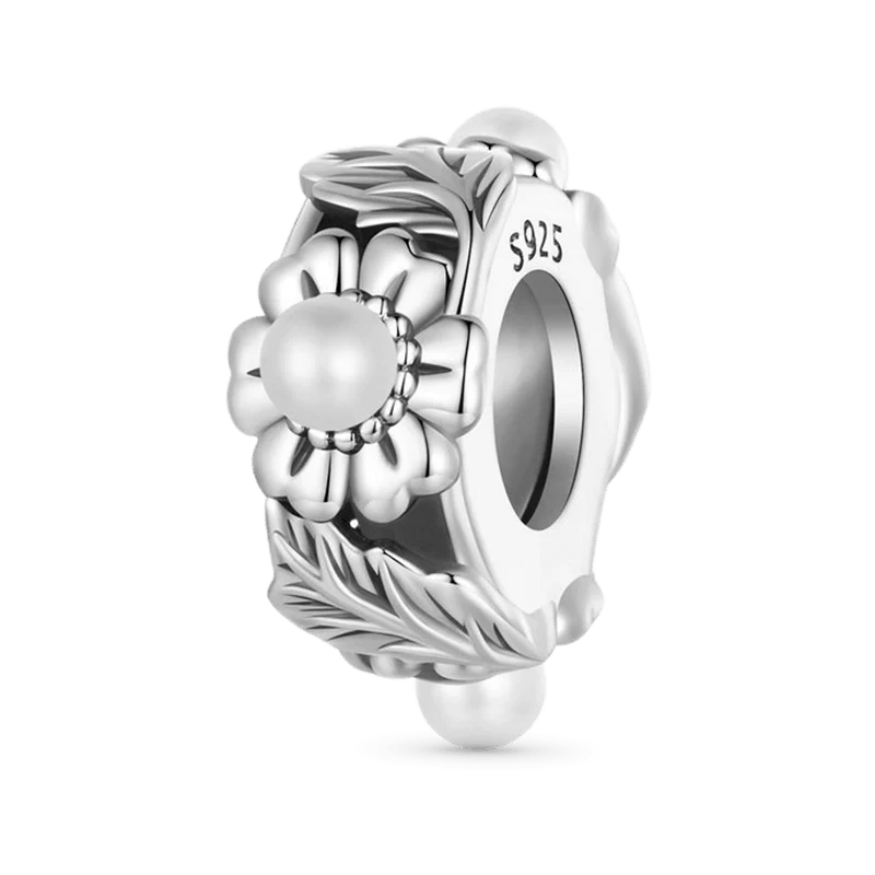 Gnoce Vintage Elegant Daisy Stopper Charm
