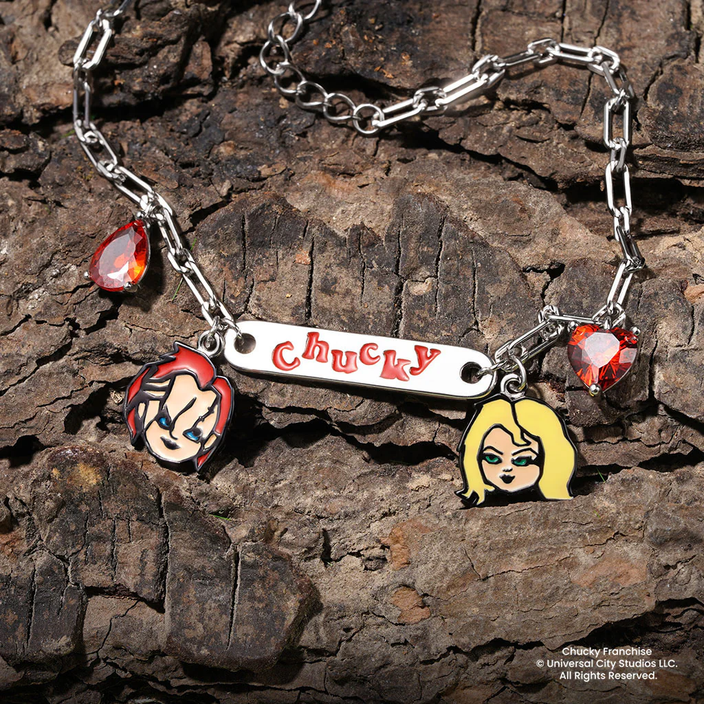 Gnoce Chucky and Tiff Dark Love Chain Bracelet - Image 3