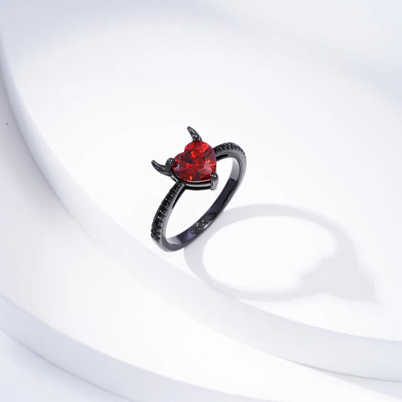 Gnoce Devil with a Kind Heart Ring Platinum-plated Silver Blend - Image 2