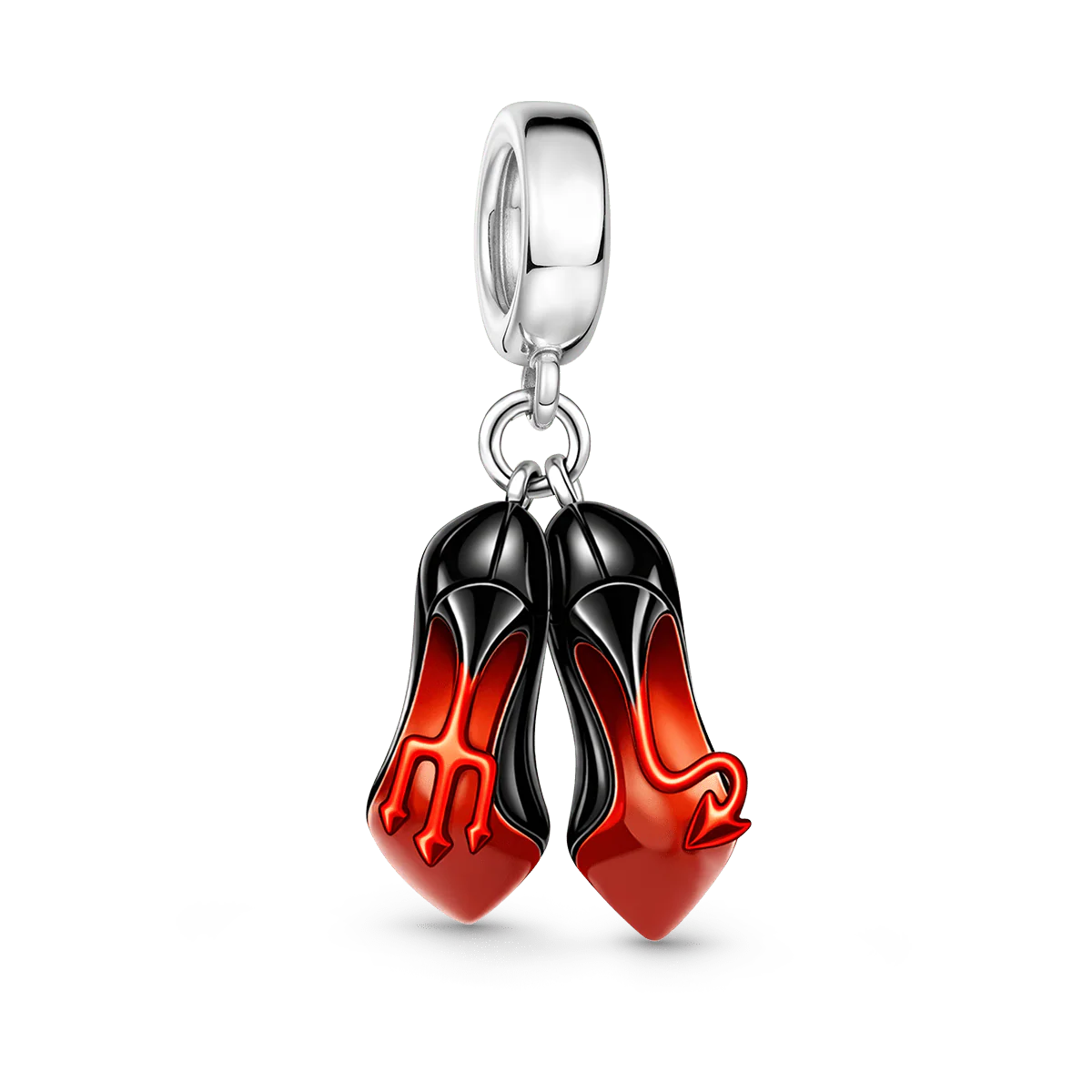 Gnoce Devil's High Heels Charm Platinum-plated Silver Blend - Image 6