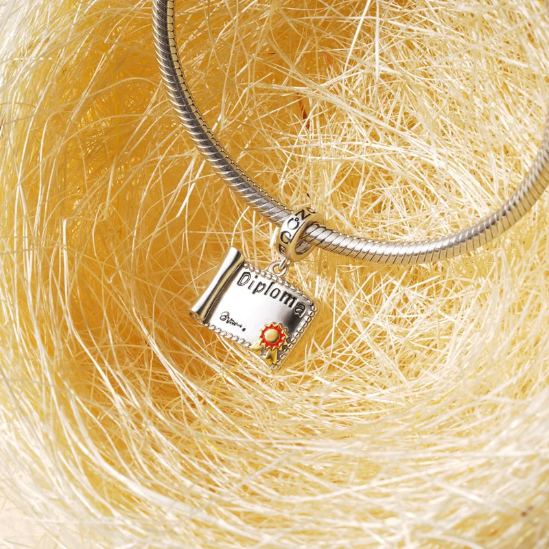 Gnoce School Diploma Pendant Dangle Charm - Image 3