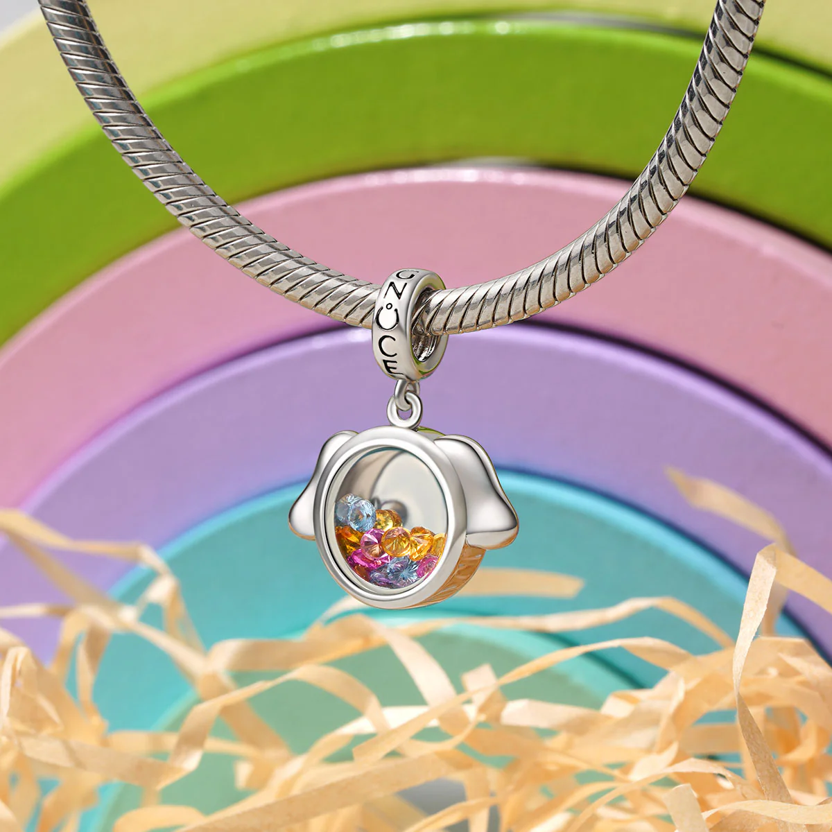 Gnoce Dog Pet Lover Engravable Charm Platinum-plated Silver Blend - Image 6