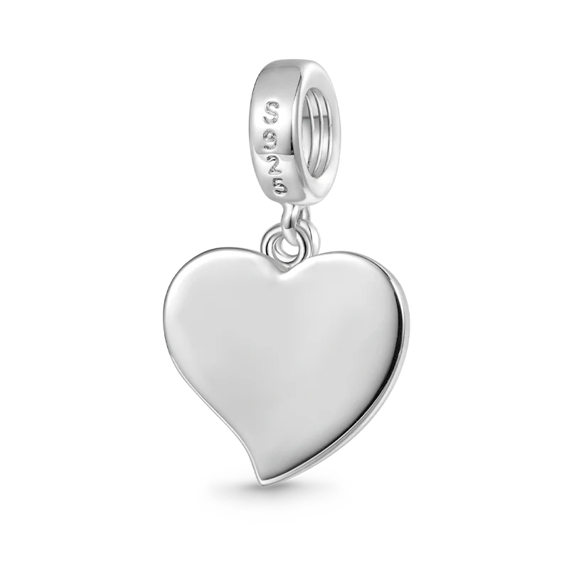 Gnoce Dog Paw Love Charm Platinum-plated Silver Blend - Image 2
