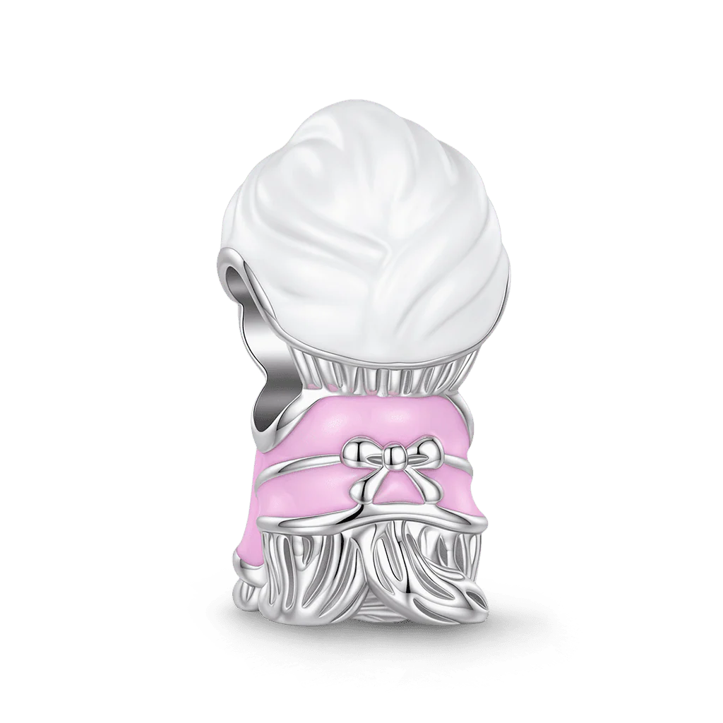 Gnoce  Dog Wearing A Headscarf Charm Platinum-plated Silver Blend - Image 5