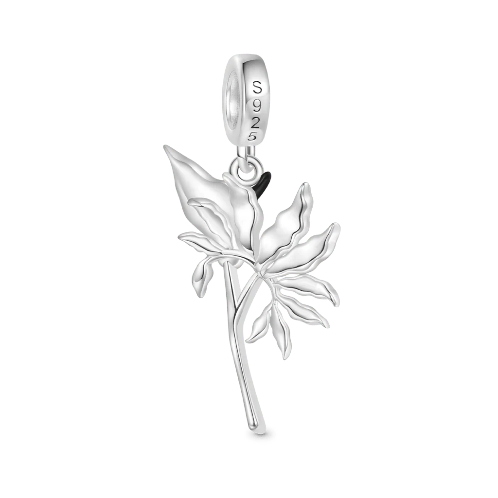 Gnoce Temple of Flora Dragon Arum Pendant Dangle Charm - Image 2