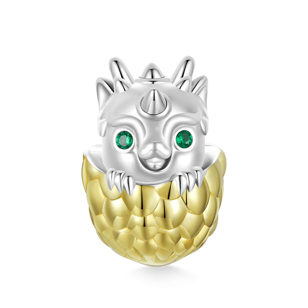 Gnoce Patronus Dragon Egg Charm