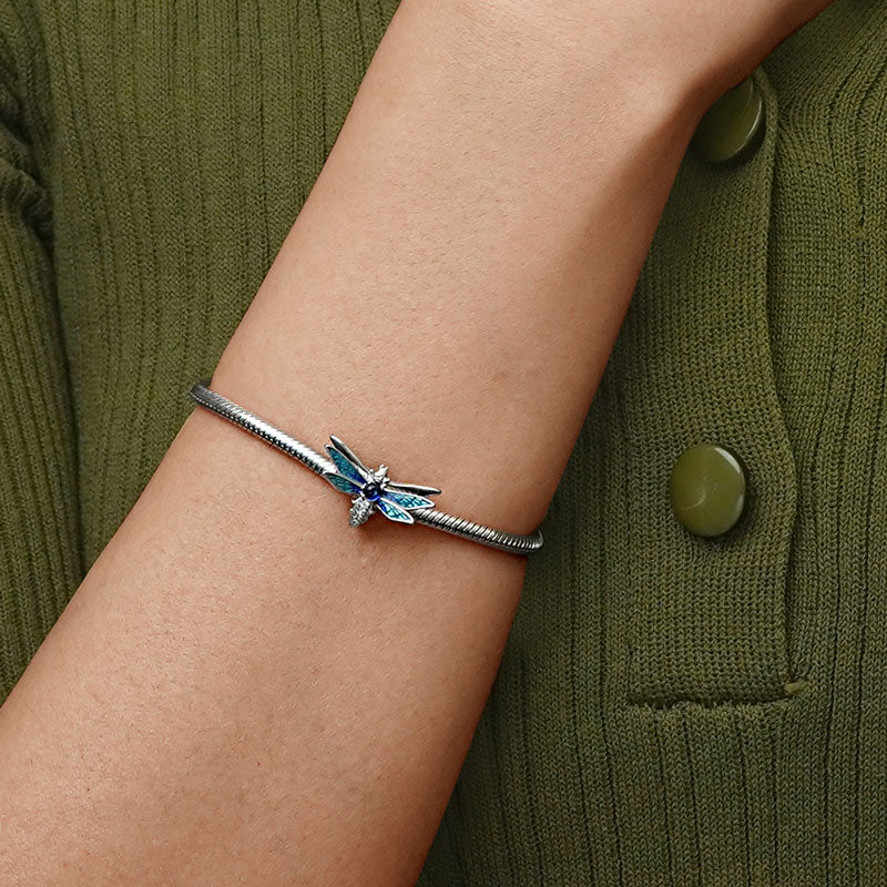 Gnoce Sparkling Dragonfly Charm - Image 4