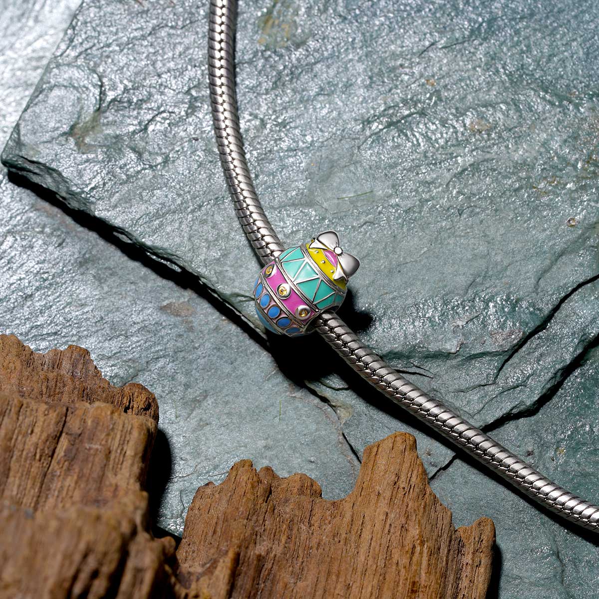 Gnoce Multicolor Easter Egg Gift Charm - Image 3