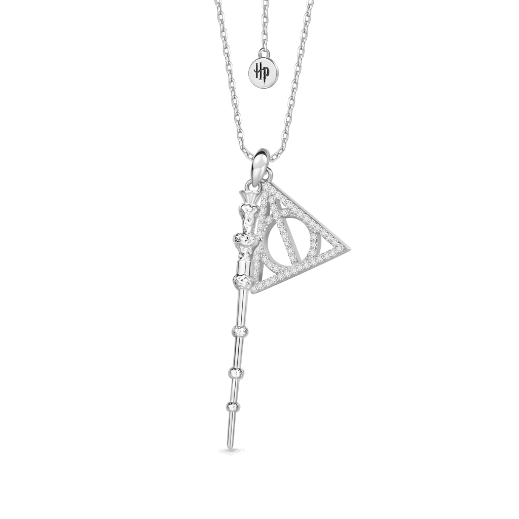 Gnoce  Harry Potter Elder Staff Deathly Hallows Necklace