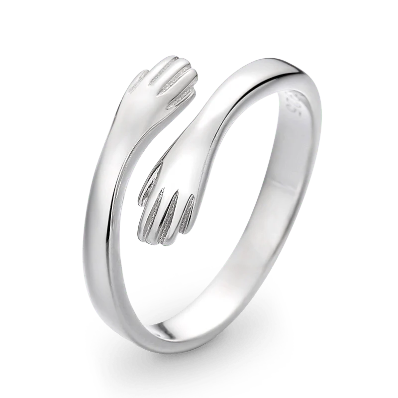 Gnoce Romantic Embrace Lover Adjustable Ring - Image 2