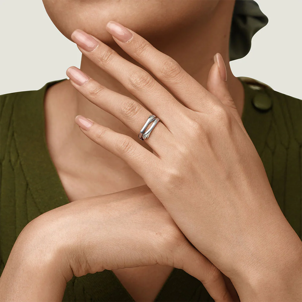 Gnoce Romantic Embrace Lover Adjustable Ring - Image 4