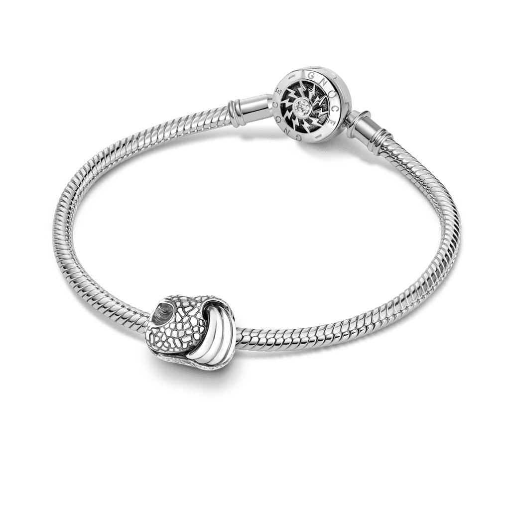 Gnoce  Engravable Nose Tongue Charm Platinum-plated Silver Blend - Image 3