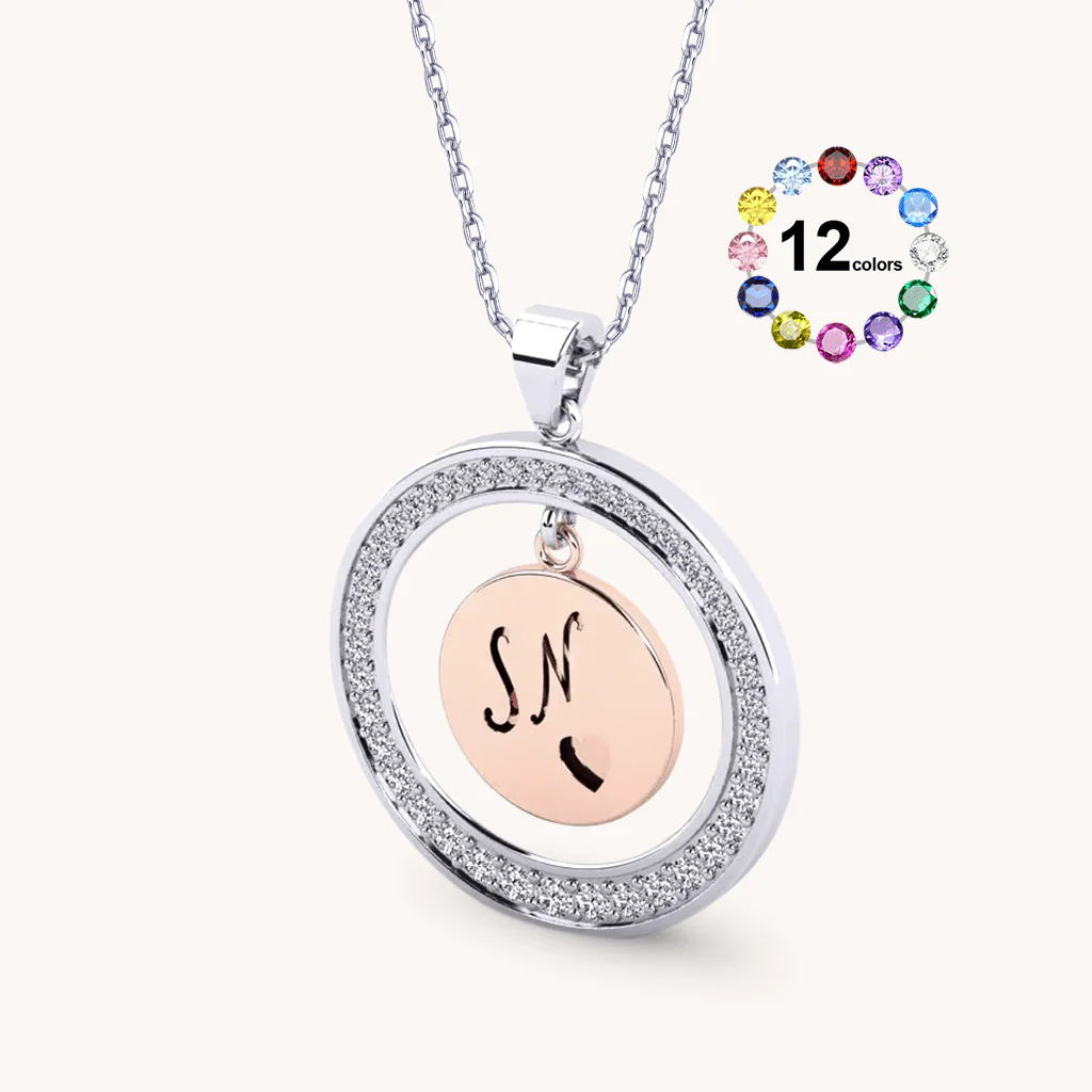 Gnoce Personalized Engraved Necklace for Women