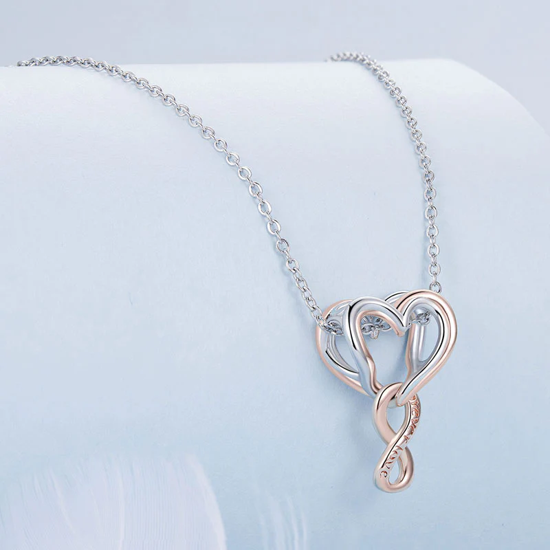 Gnoce Rose Gold Eternal Heart Charm - Image 3