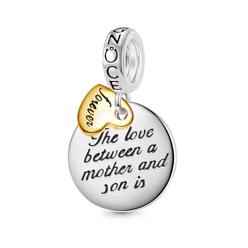 Gnoce Love Charm Platinum-plated Silver Blend