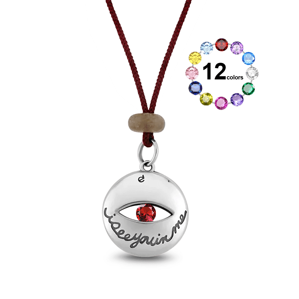 Gnoce "I See You In Me" Evil Eye Wishball Necklace
