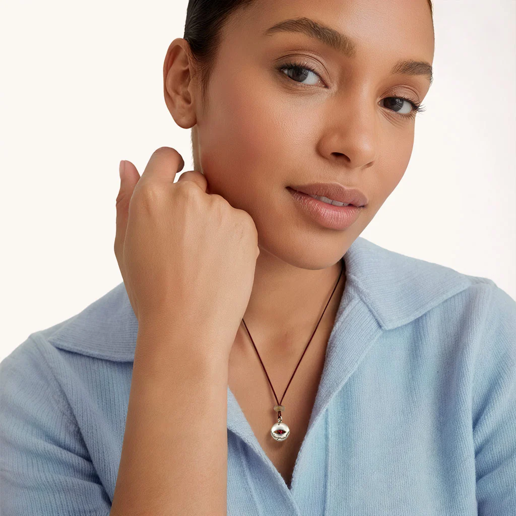 Gnoce "I See You In Me" Evil Eye Wishball Necklace - Image 5