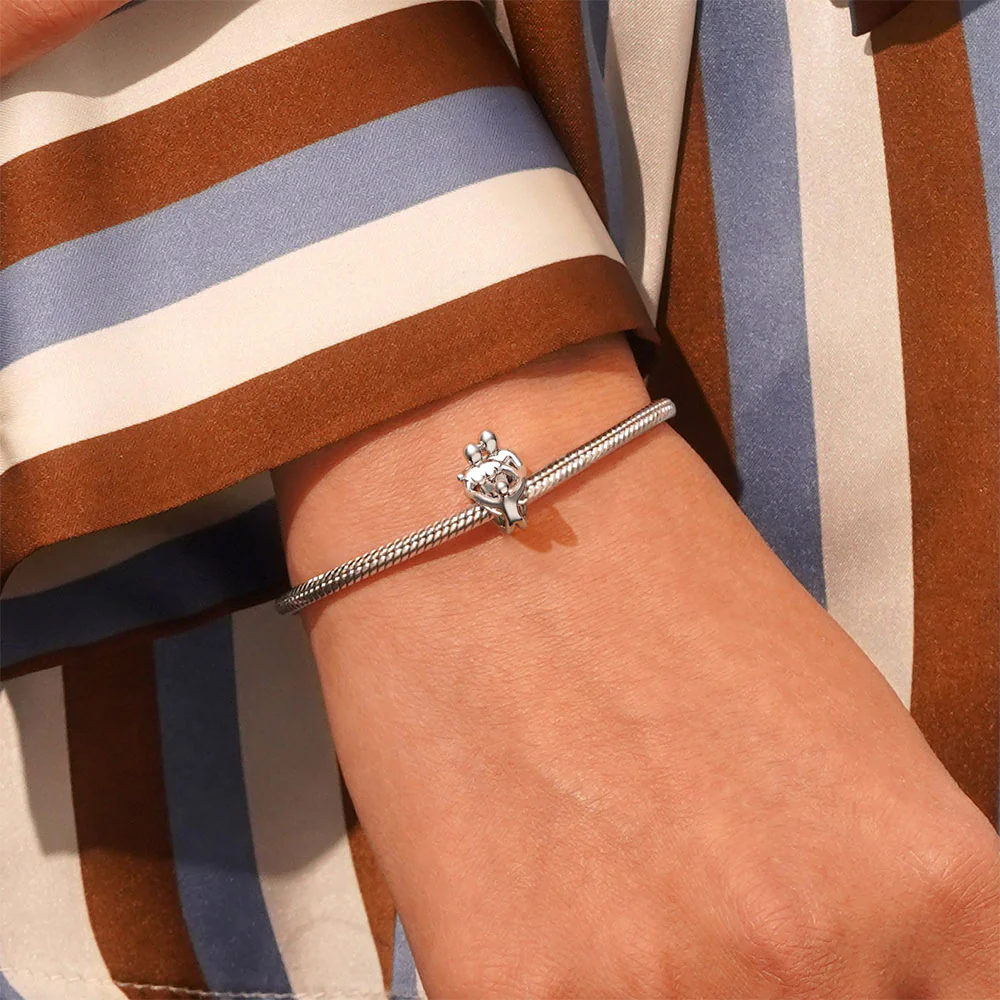 Gnoce Happy Family Embraces Charm Platinum-plated Silver Blend - Image 5