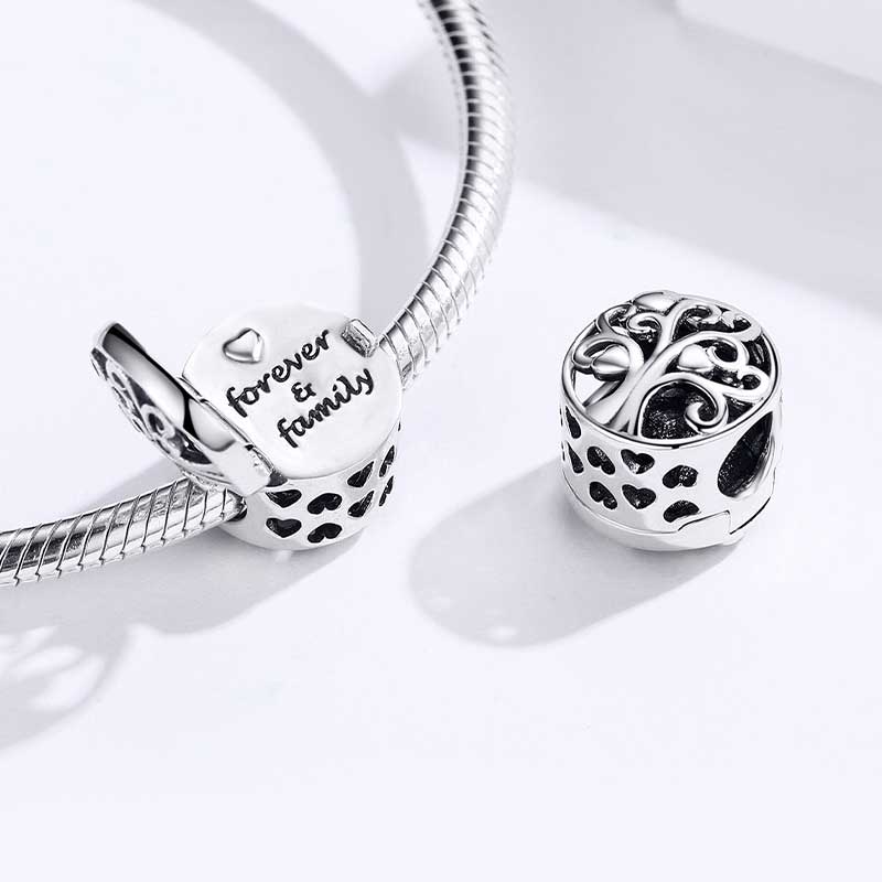 Gnoce Family Tree Charm Bead 925 Sterling Silver - Image 2