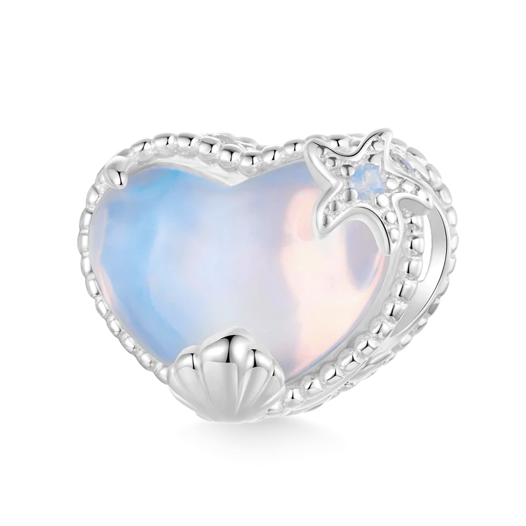 Gnoce Fantasy Ocean Heart Charm