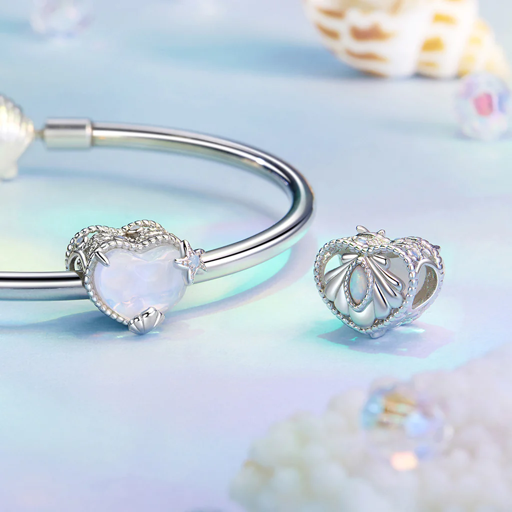 Gnoce Fantasy Ocean Heart Charm - Image 2