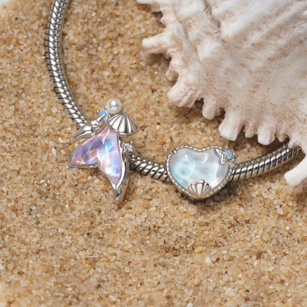 Gnoce Fantasy Ocean Heart Charm - Image 3